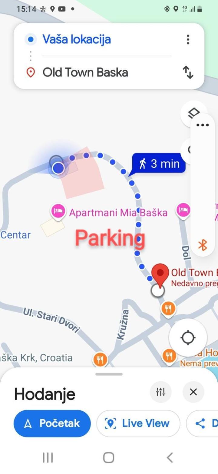 Old Town Lux Apartment Baska  Ngoại thất bức ảnh